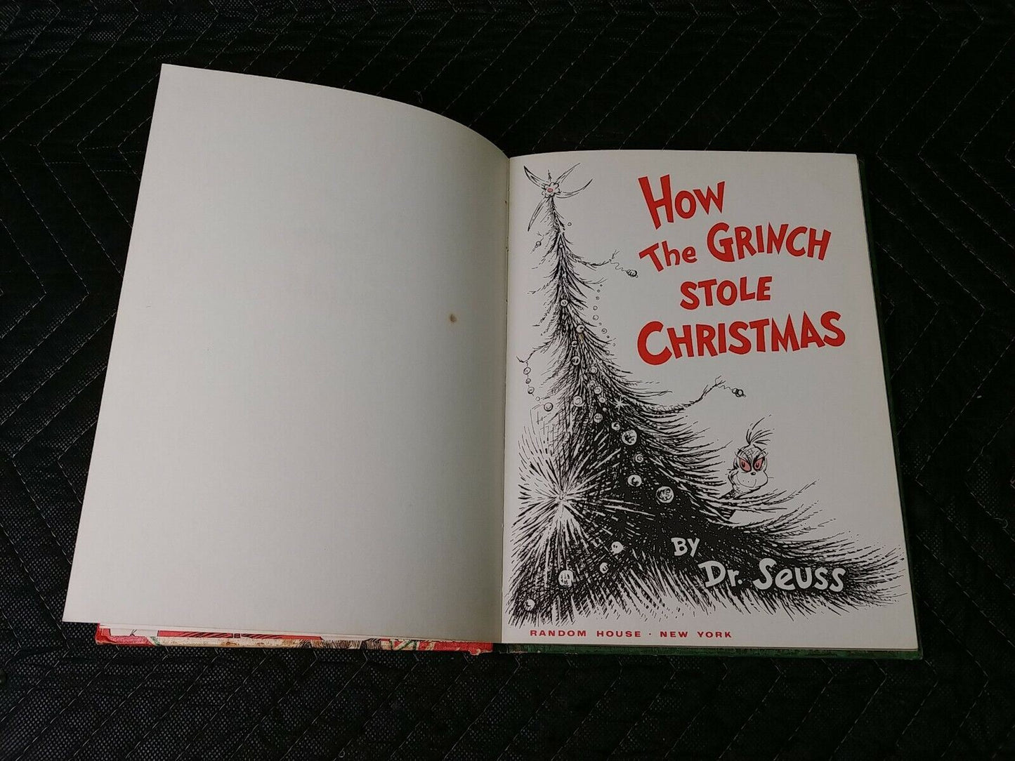 Dr Seuss 1957 How The Grinch Stole Christmas First Edition Hardcover