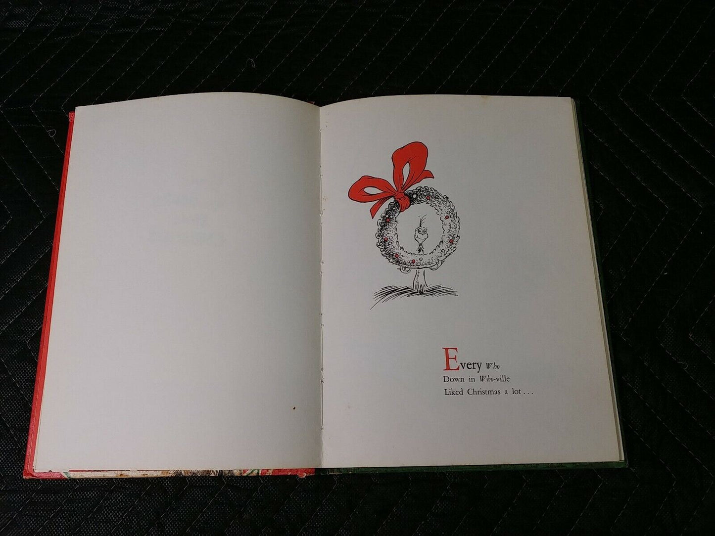 Dr Seuss 1957 How The Grinch Stole Christmas First Edition Hardcover