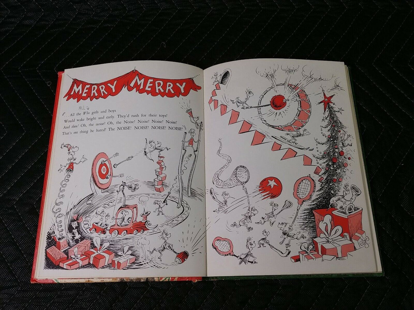 Dr Seuss 1957 How The Grinch Stole Christmas First Edition Hardcover