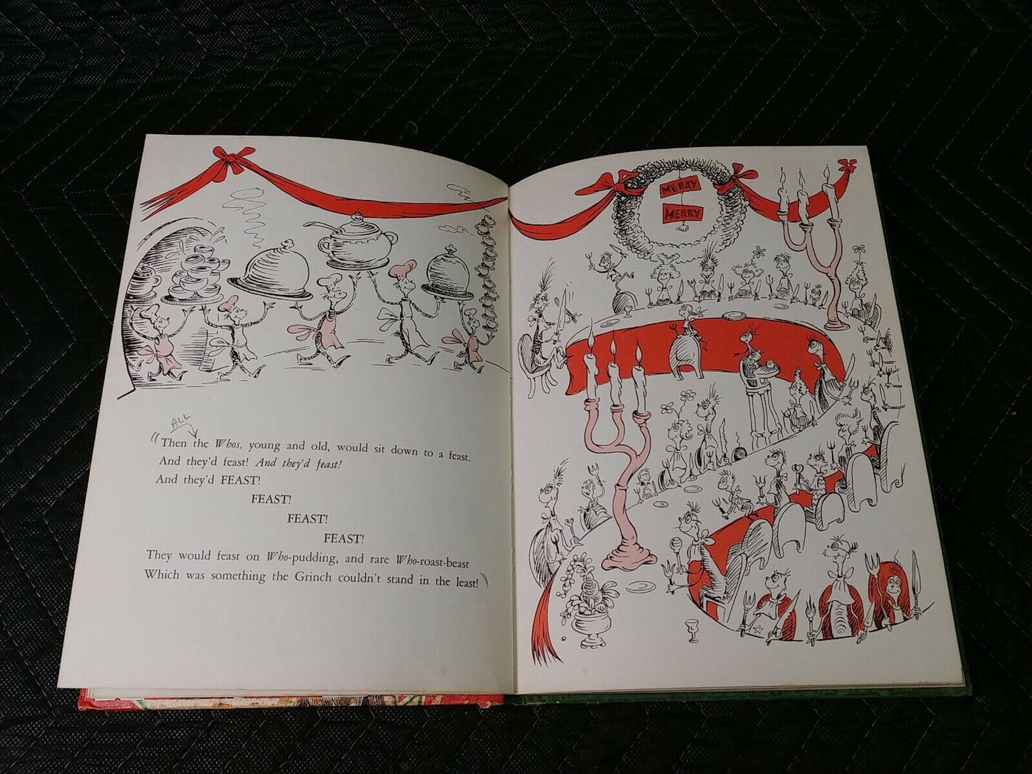 Dr Seuss 1957 How The Grinch Stole Christmas First Edition Hardcover