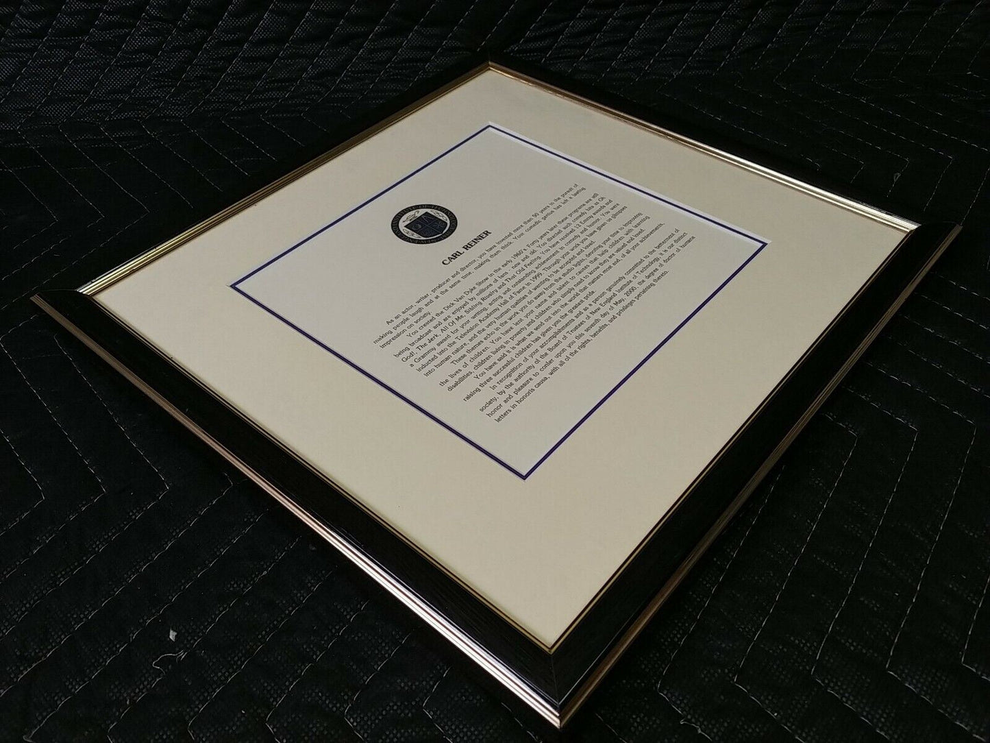 Carl Reiner - Honoris Causa granted from New England Institute of Technology