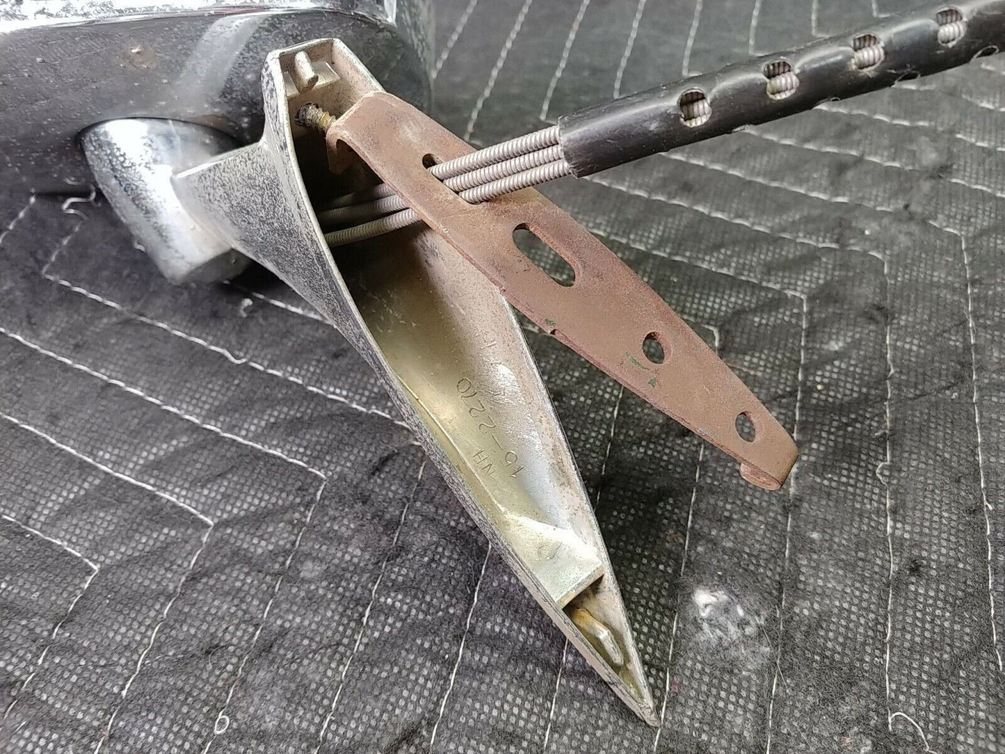 1970-1973 Chevy Nova Remote Mirror Chrome Driver Side Door Panel Interior Bezel