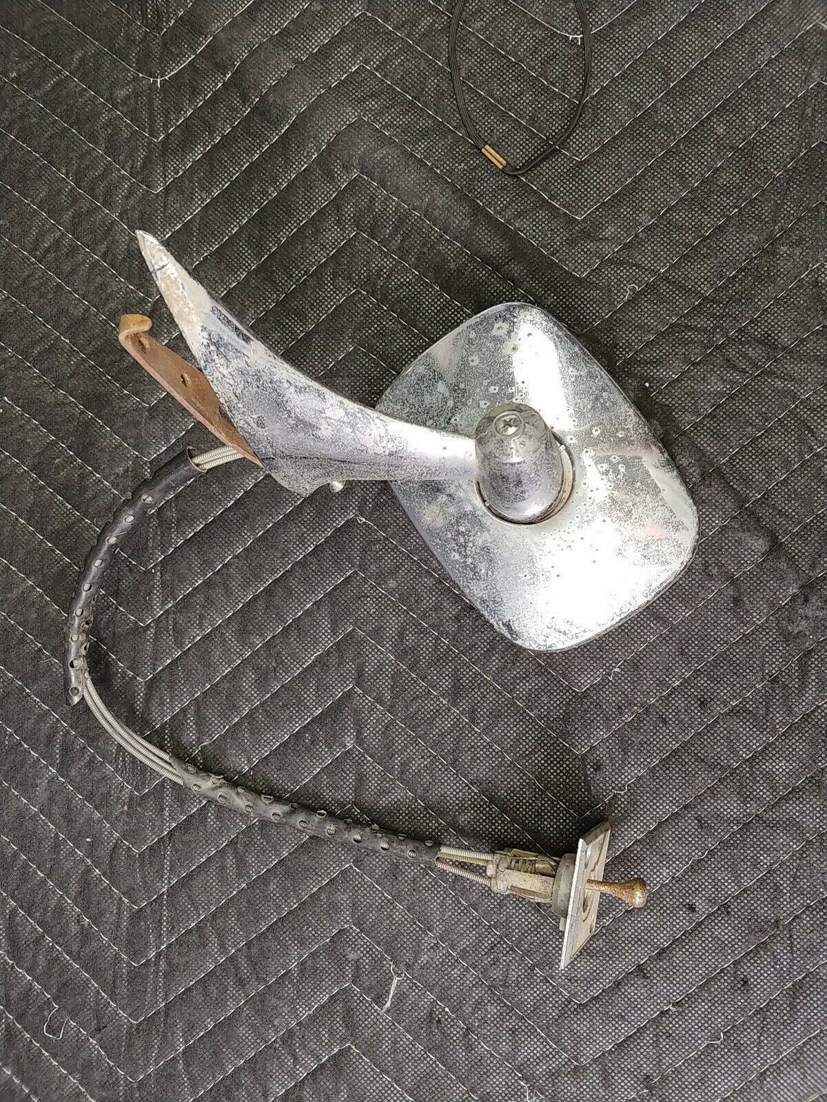 1970-1973 Chevy Nova Remote Mirror Chrome Driver Side Door Panel Interior Bezel