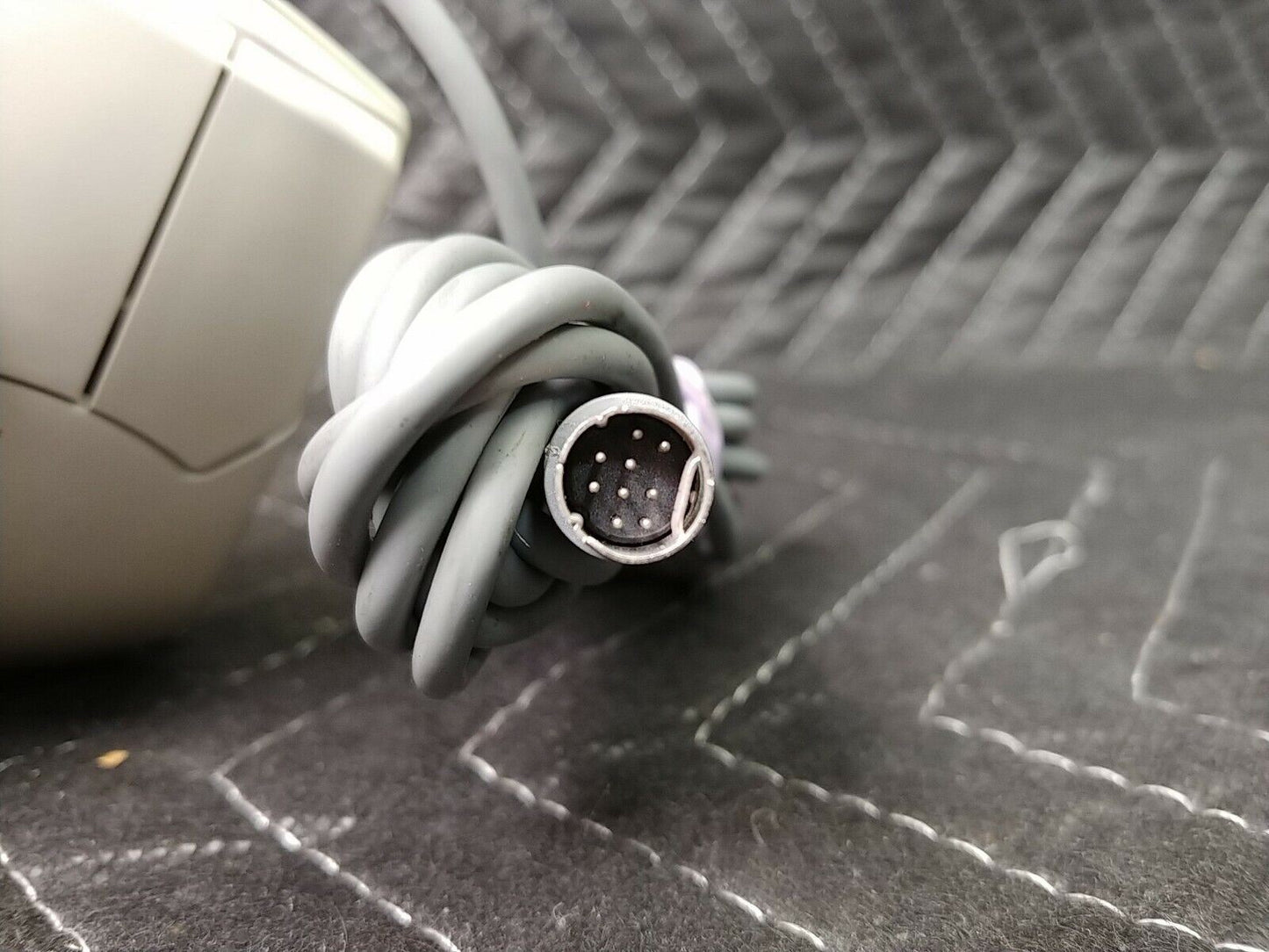 Vintage Logitech MouseMan Bus Mouse M-PD13-9MD DZLMPD13 mini DIN