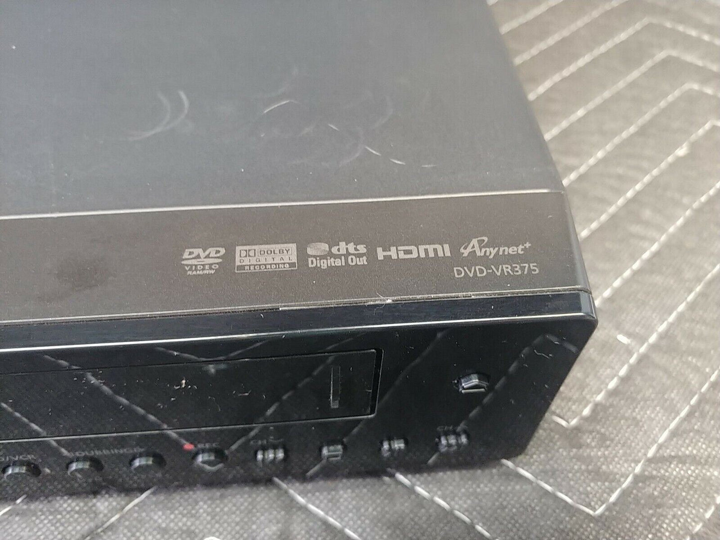 Samsung DVD Recorder & VCR DVD-VR375 W/Remote Tested