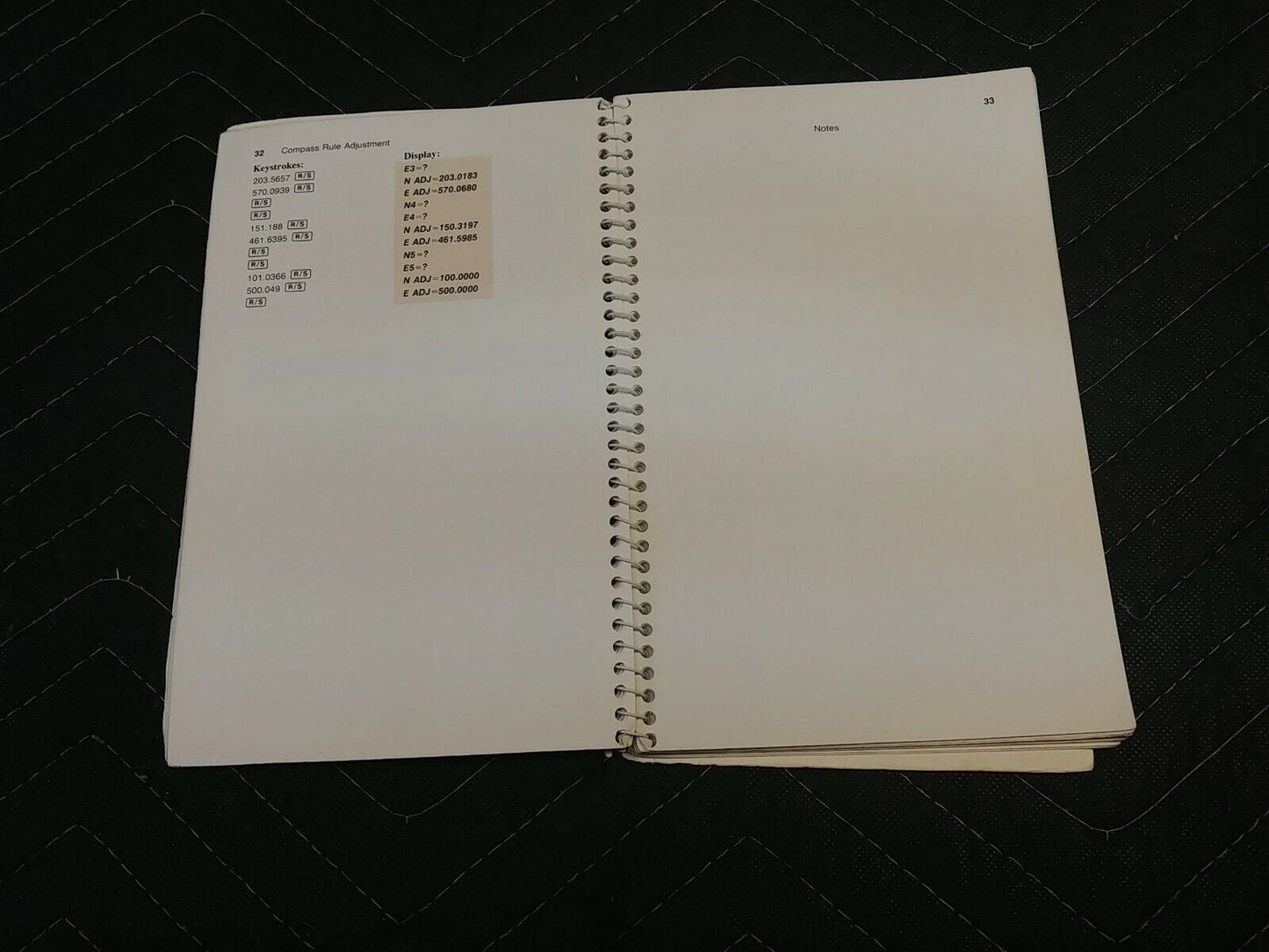 Hewlett-Packard HP-41C Application Pac / Surveying Pac Box, Manual & Papers Only