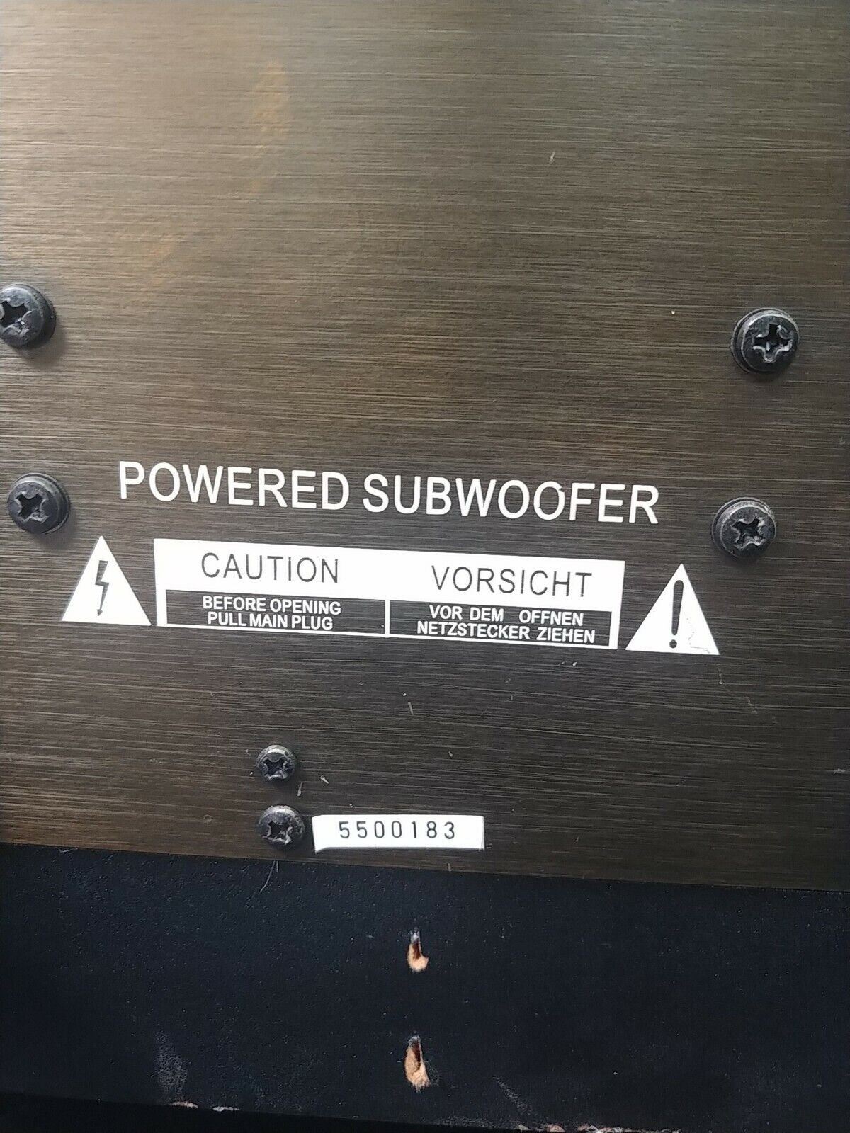 MTS: Millennium Theater Systems Compact Powered Active Subwoofer 8" 100 W