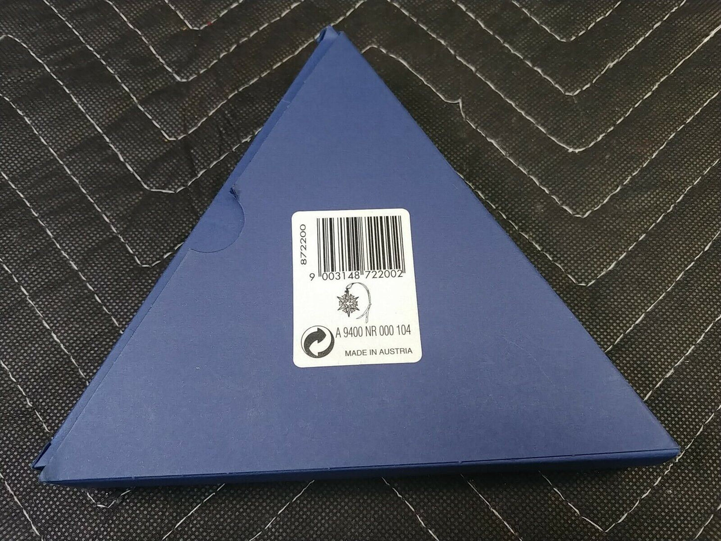 2007 Swarovski~Snowflake~STAR Annual Christmas ORNAMENT w/ Box & paper