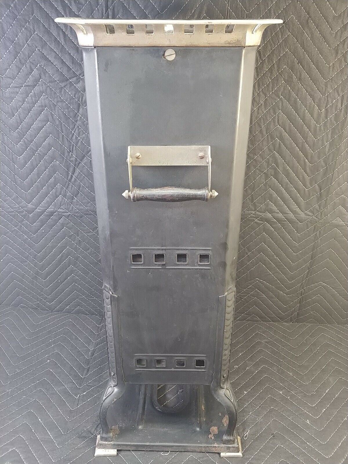 Antique Kronprinz Werke No.2 Parlor Stove Trench Heater Hearth Wide Wick Petrol