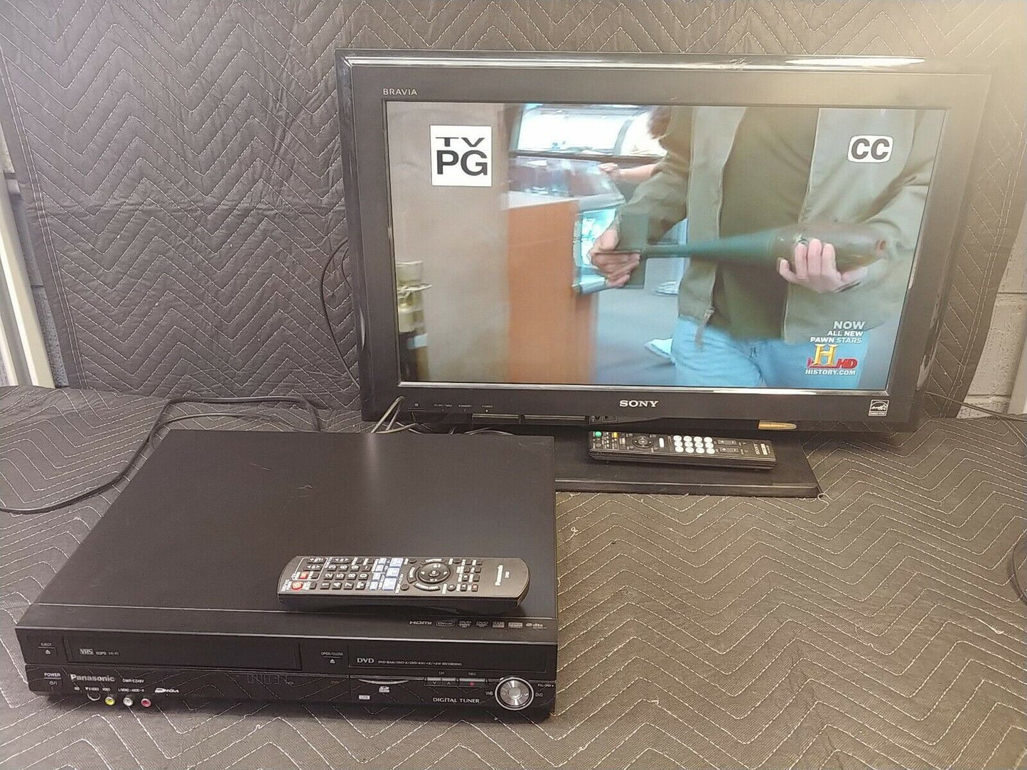 Panasonic DMR-EZ48V DVD/VCR Combo Player VHS DVD Recorder HDMI 1080p *SERVICED*
