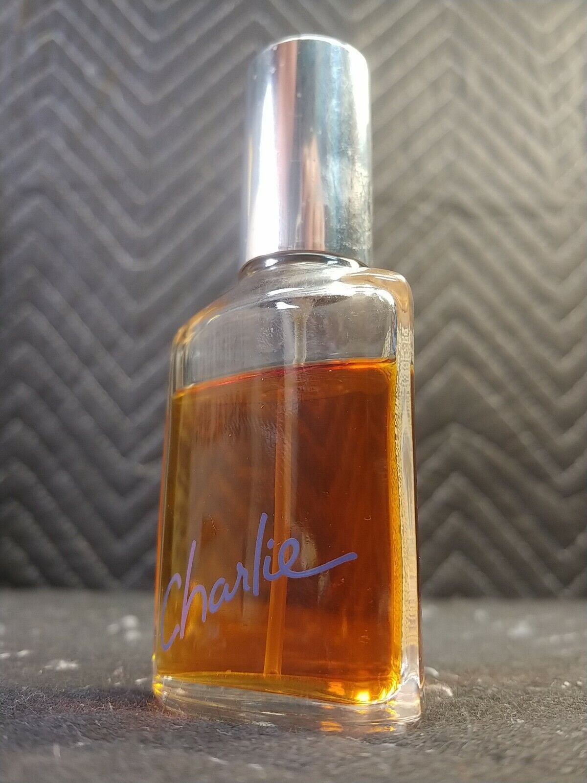 1980s Vintage Charlie Revlon Cologne Bottle 2 fluid ounces