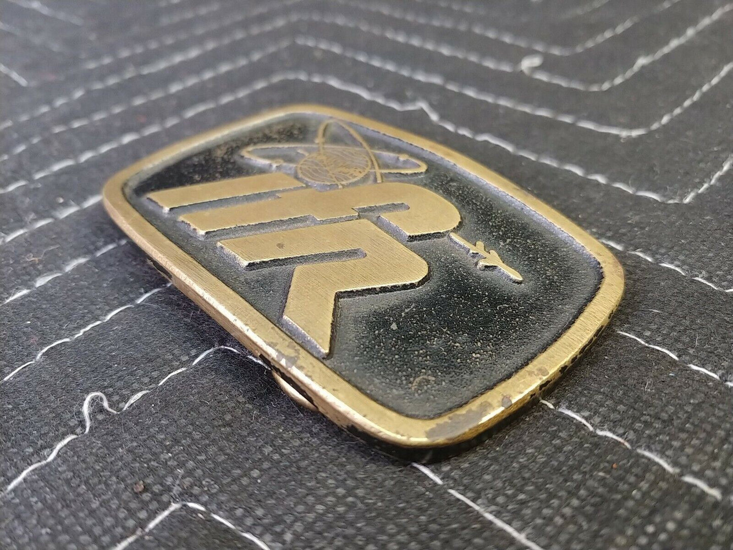 Vintage  Dynabuckle Provo Utah Solid Brass Belt Buckle Dyna IFR