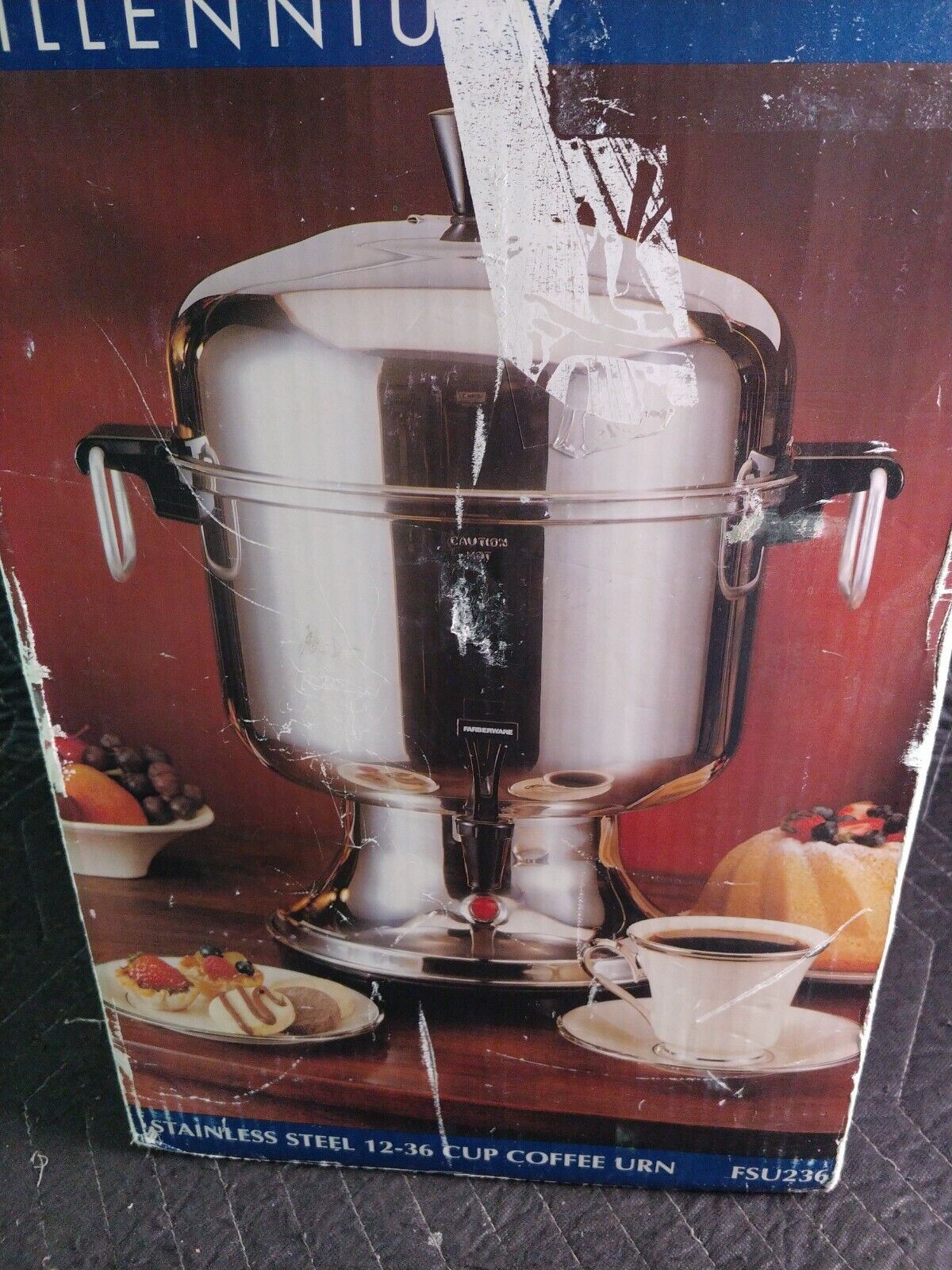 Farberware Stainless Steel 12-36 Cup Automatic Percolator Urn FSU236