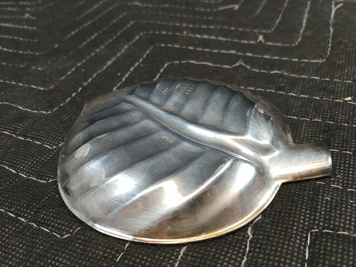 Vintage International Silver Company Leaf Tray 4-3/4" x 4” MCM