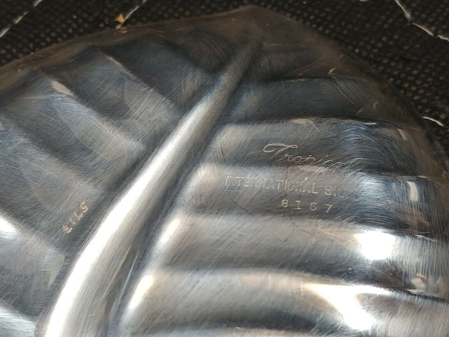 Vintage International Silver Company Leaf Tray 4-3/4" x 4” MCM