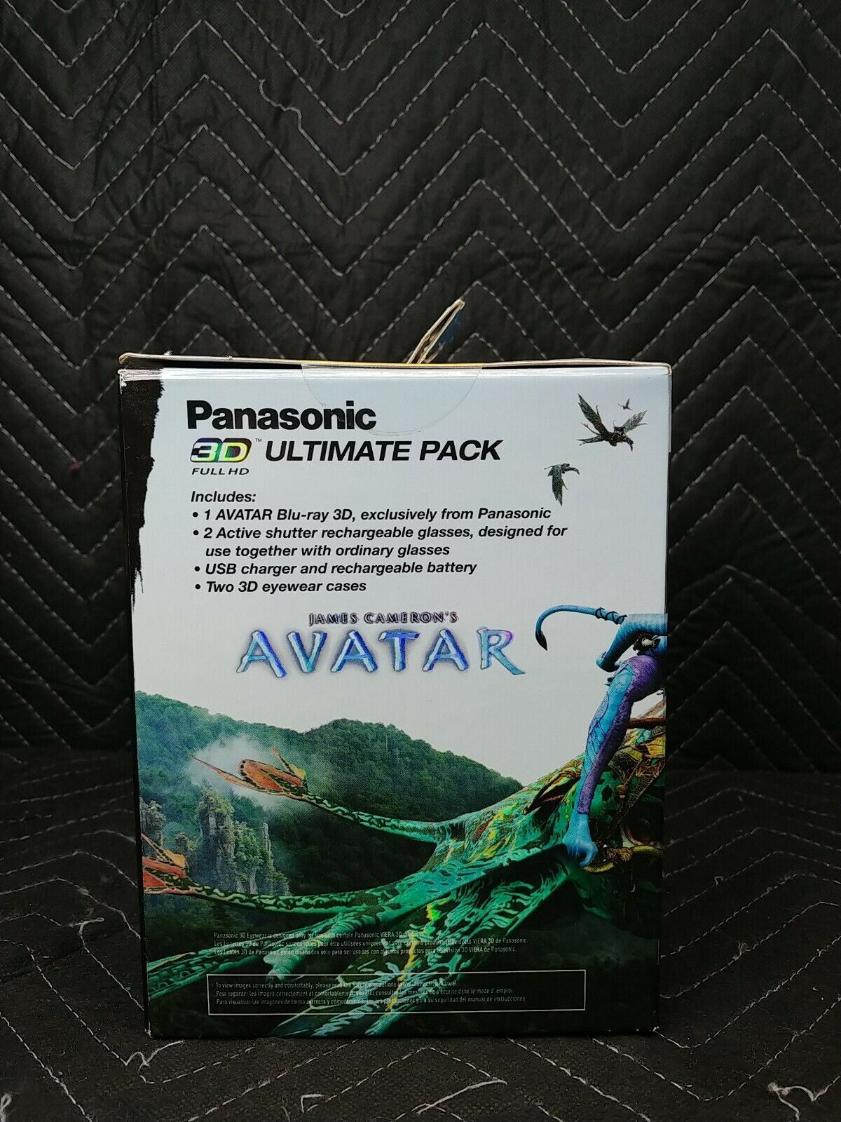 New Panasonic TY-EW3D2MMK2 3D Ultimate Pack (Avatar 3D + 2 Rechargeable Glasses)