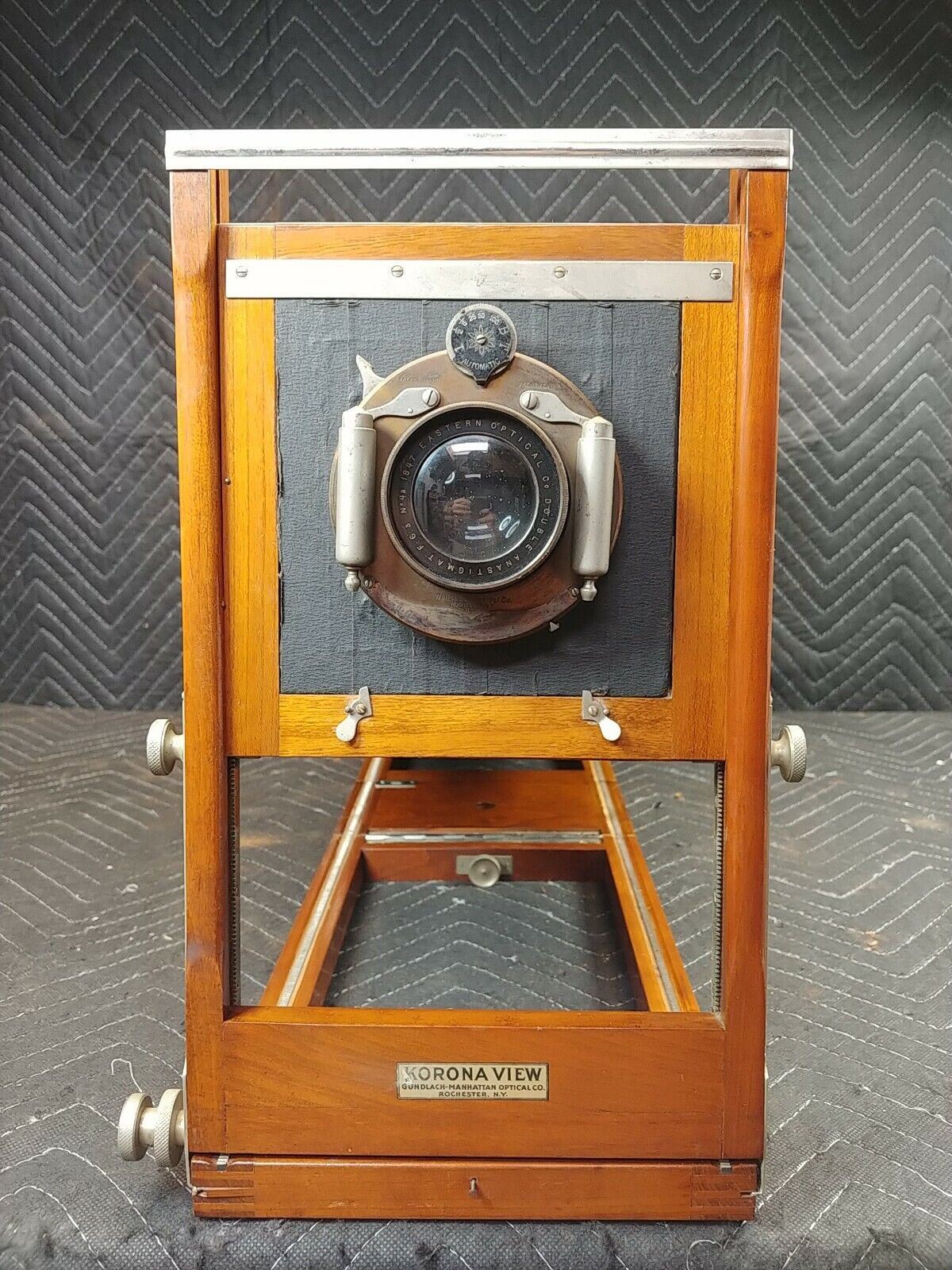 Gundlach Korona View 8X10 w/ Eastern Optical Double Anastigmat F:6.3 No.4a 1847