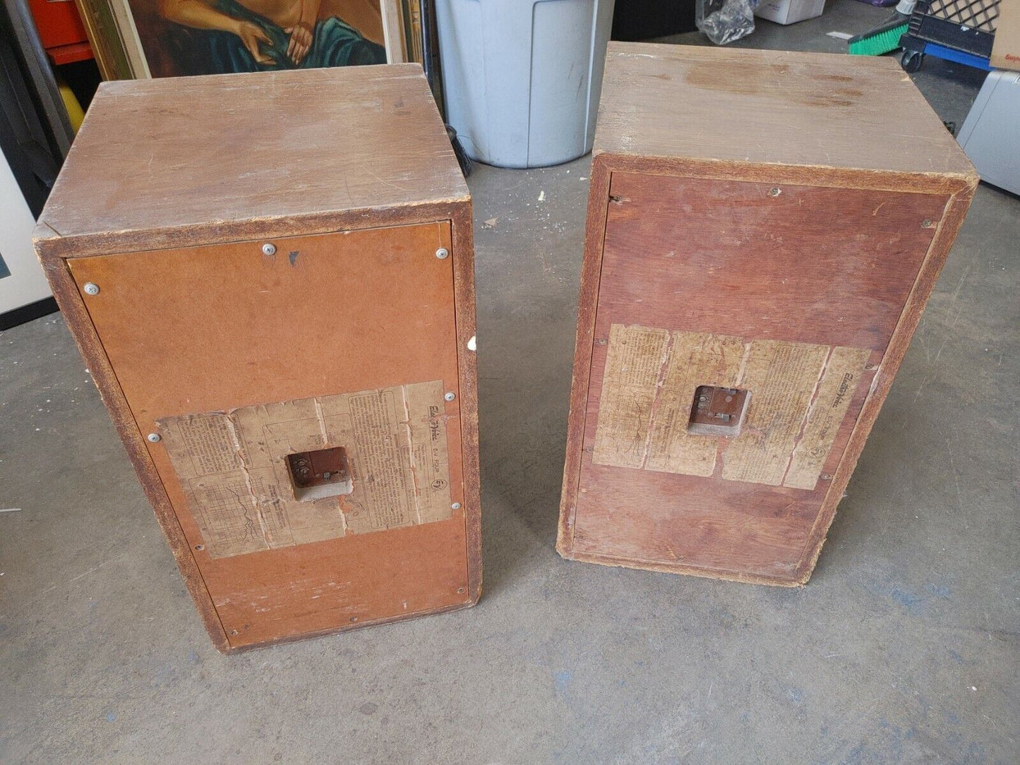 Pair of Vintage Electro Voice EV-4 Speakers