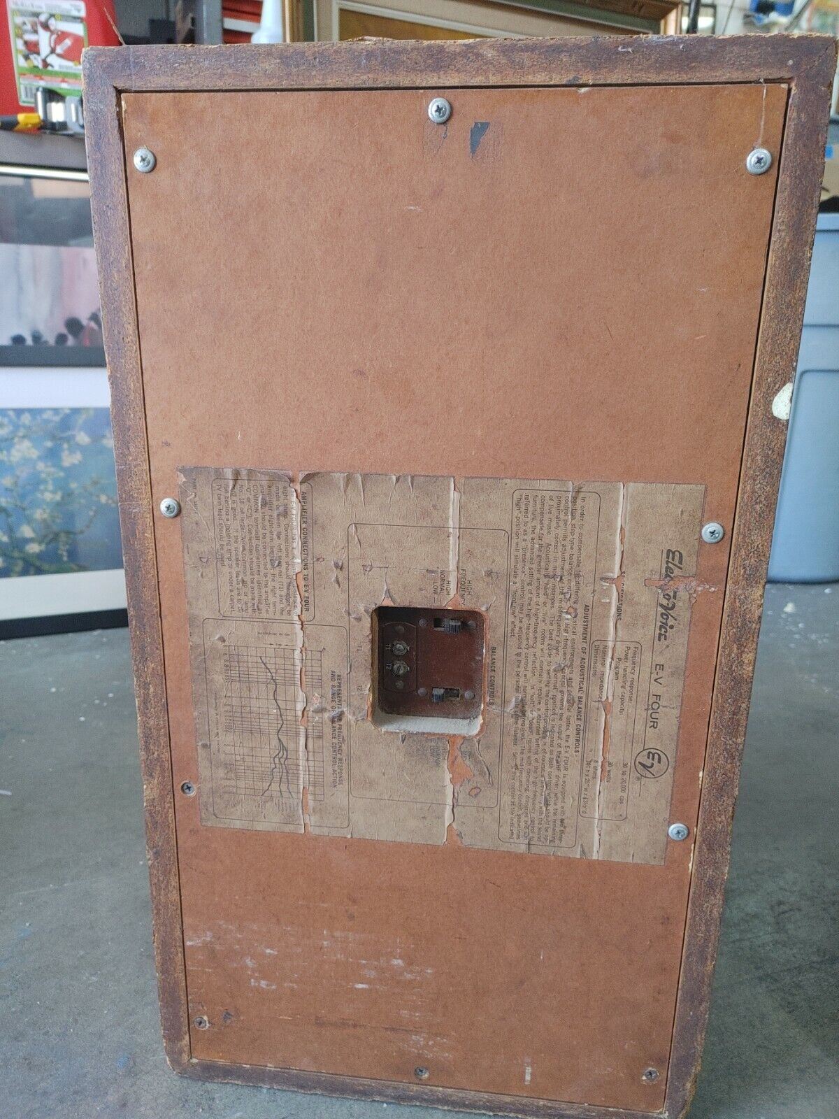 Pair of Vintage Electro Voice EV-4 Speakers