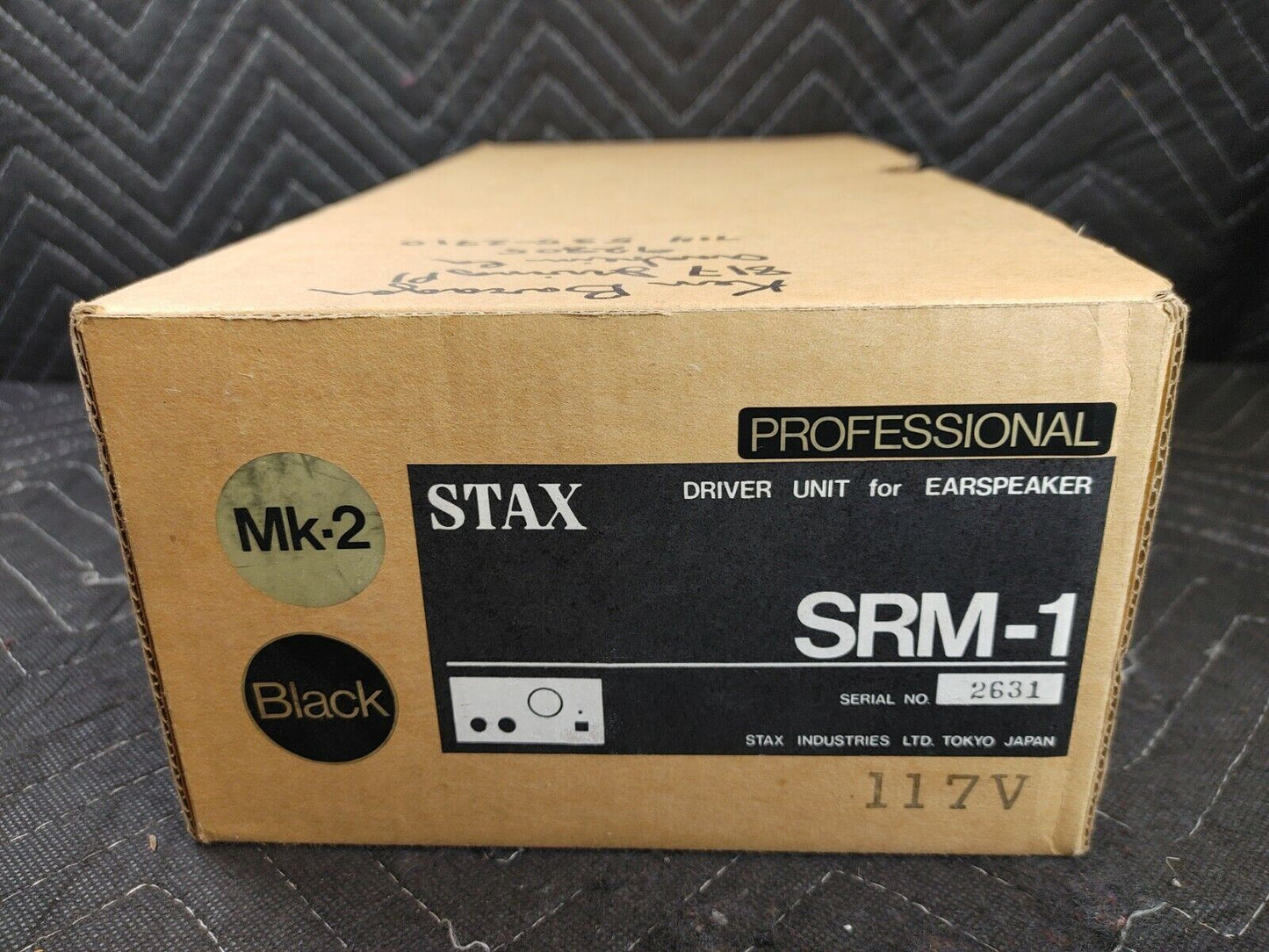 Stax SR Lambda Electrostatic Earspeakers w/ SRM1 MKII Amplifier & Original Boxes