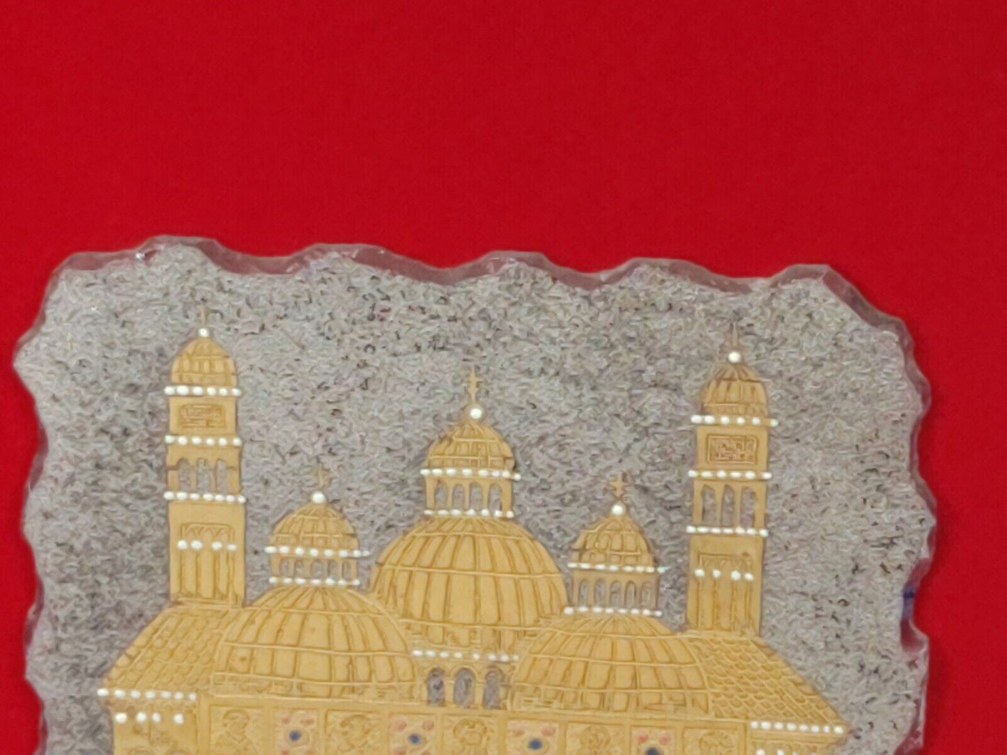 Bruber - Madonna & Child, Chiseled Crystal, Painted Gold Platinum Murano Venice