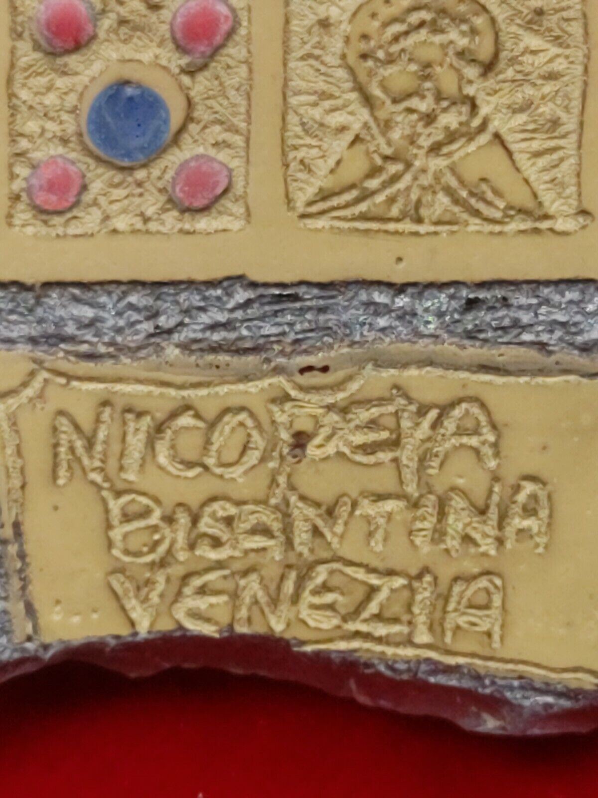 Bruber - Madonna & Child, Chiseled Crystal, Painted Gold Platinum Murano Venice