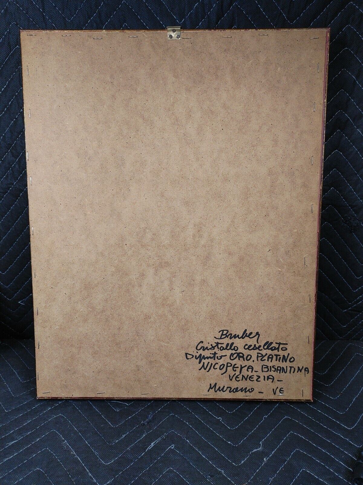 Bruber - Madonna & Child, Chiseled Crystal, Painted Gold Platinum Murano Venice