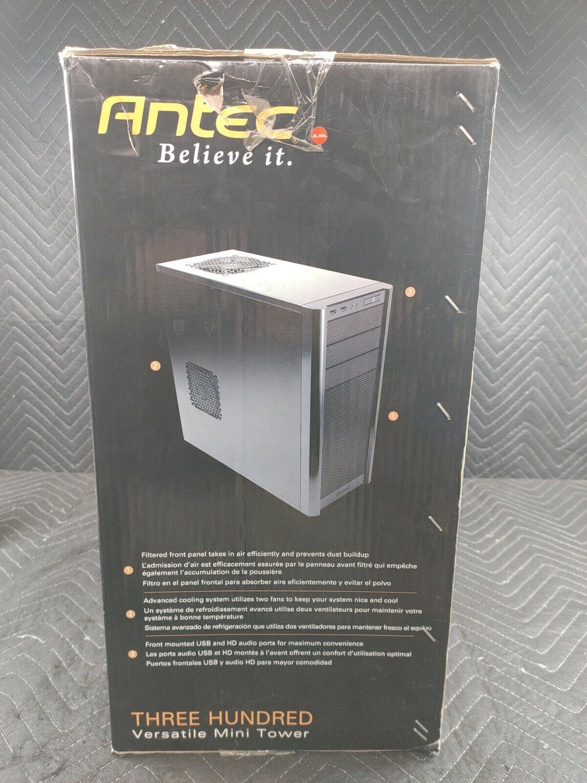 Antec Three Hundred Versatile Mini Tower - Black