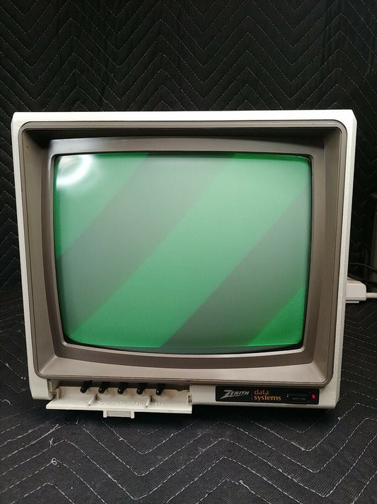 Zenith Data Systems Monitor ZVM-123 Works! VTG Screen