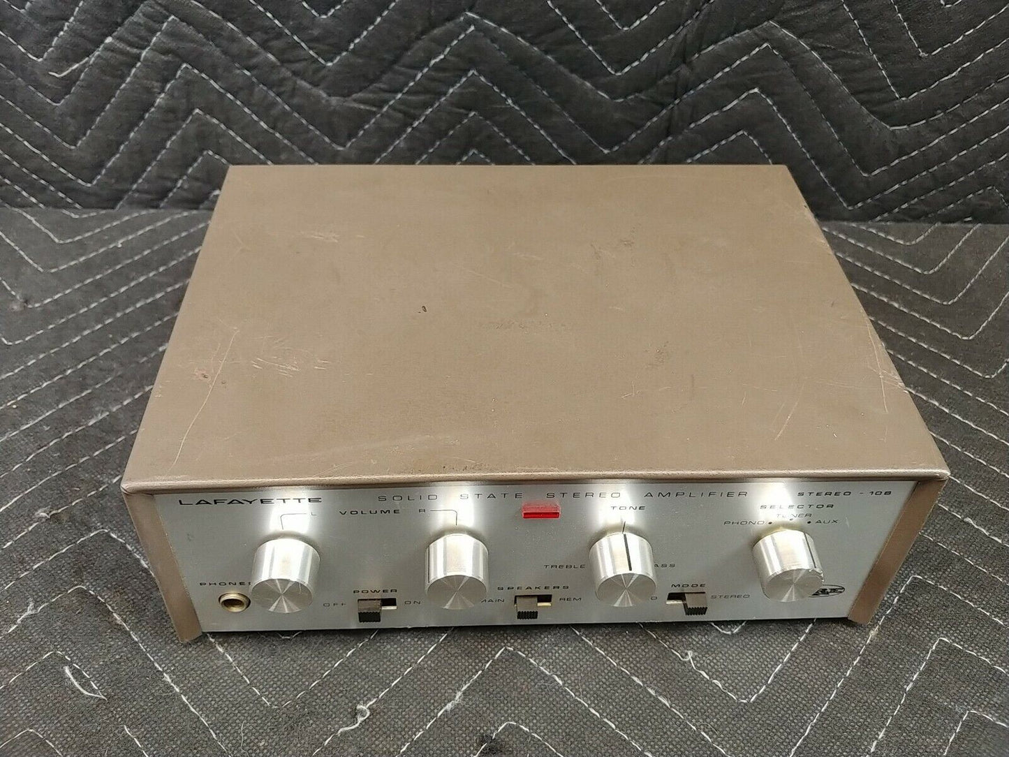 VINTAGE Lafayette Solid State Stereo Amplifier STEREO-10B Works