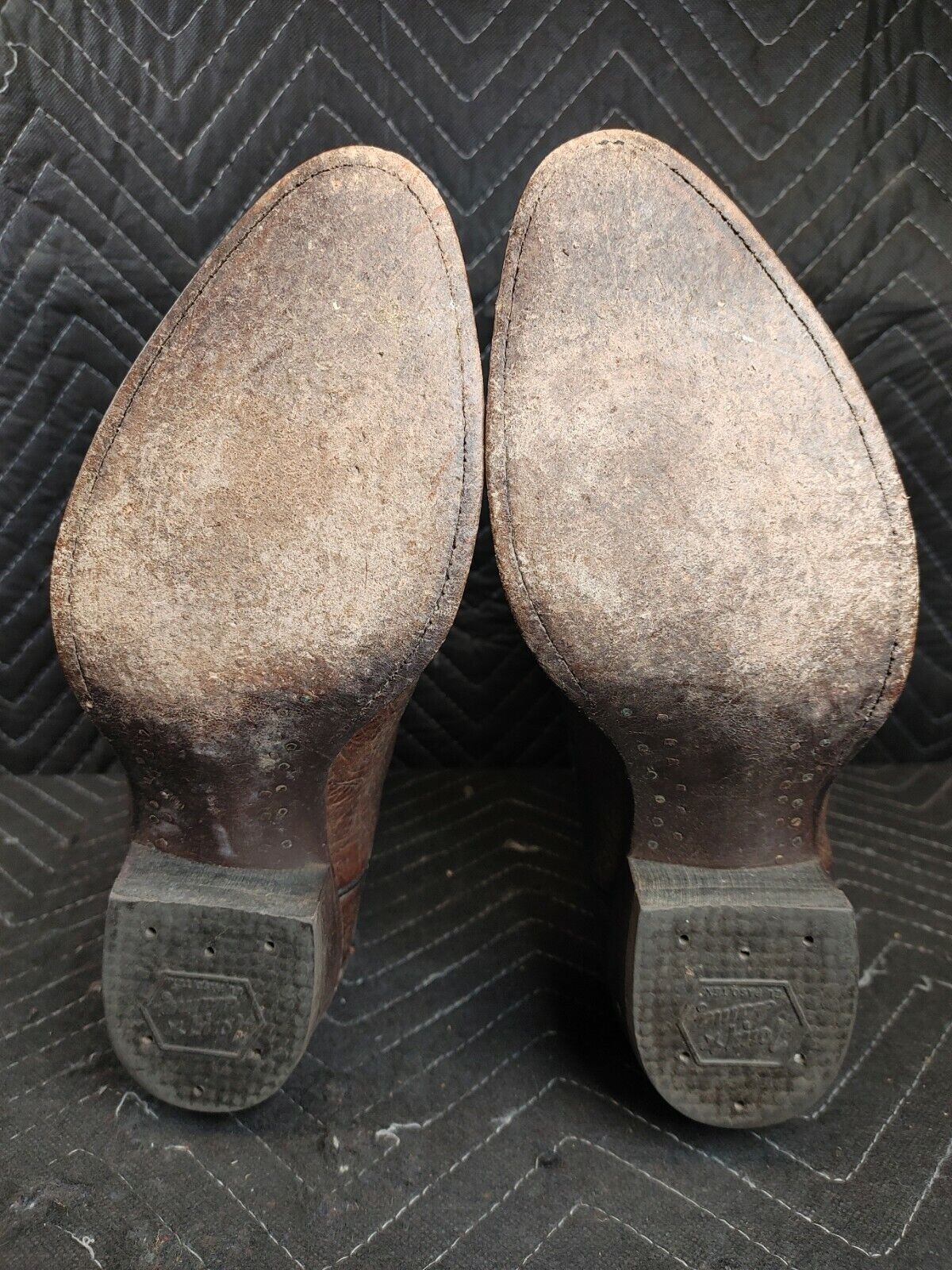 Tony Lama #6171 2-Tone Leather Cowboy Western Pull On Men's Boots Size 8.5 EE