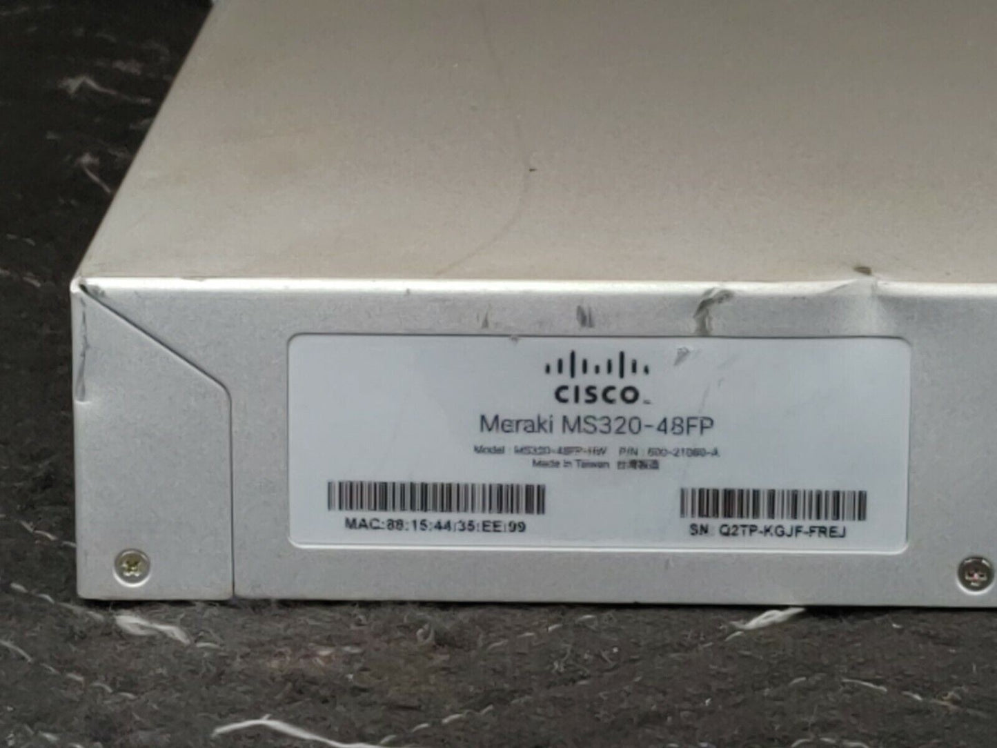 Cisco Meraki MS320-48FP POE Switch - *For Parts*