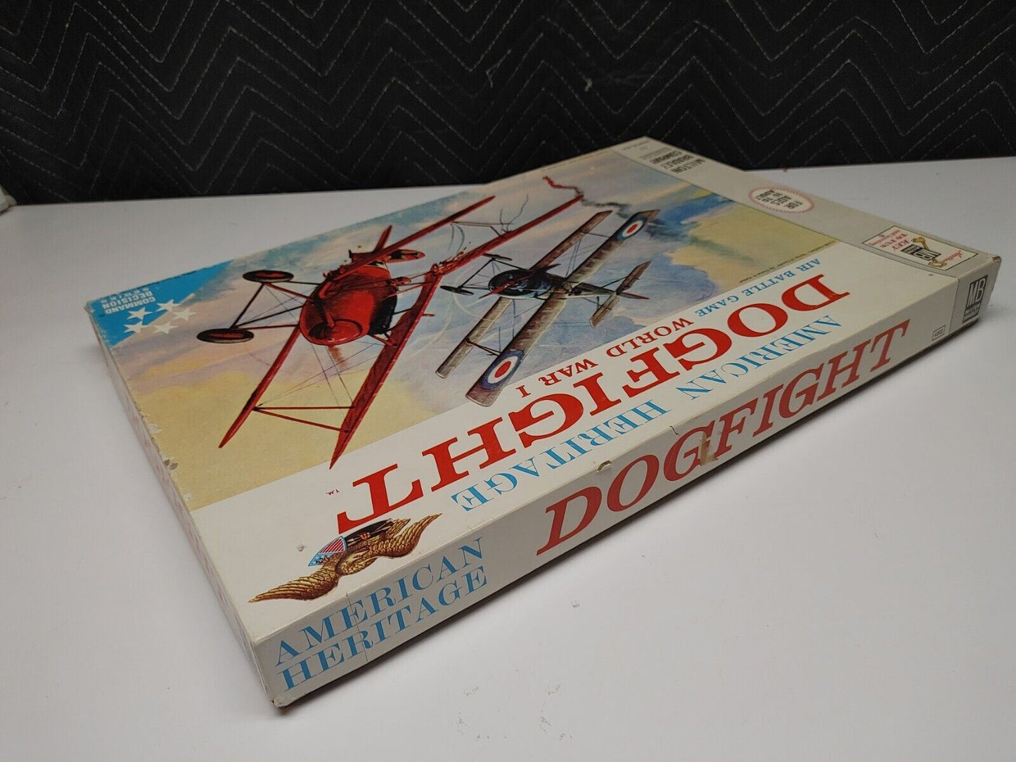 Vintage Milton Bradley DOGFIGHT WWI COMPLETE American Heritage Board Game 4302