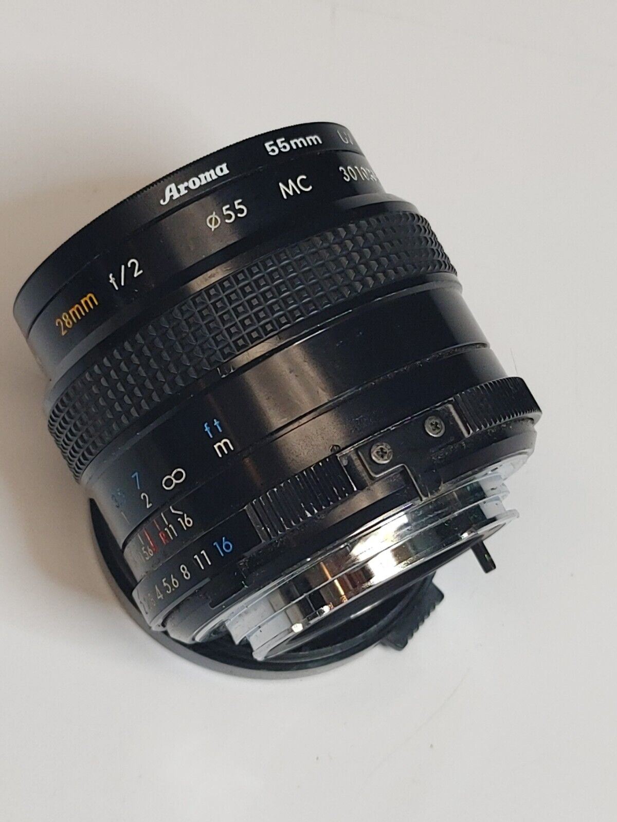 Kiron 28mm f2 Wide Angle Manual Focus Lens for Minolta MC w/ Caps Kino Precision