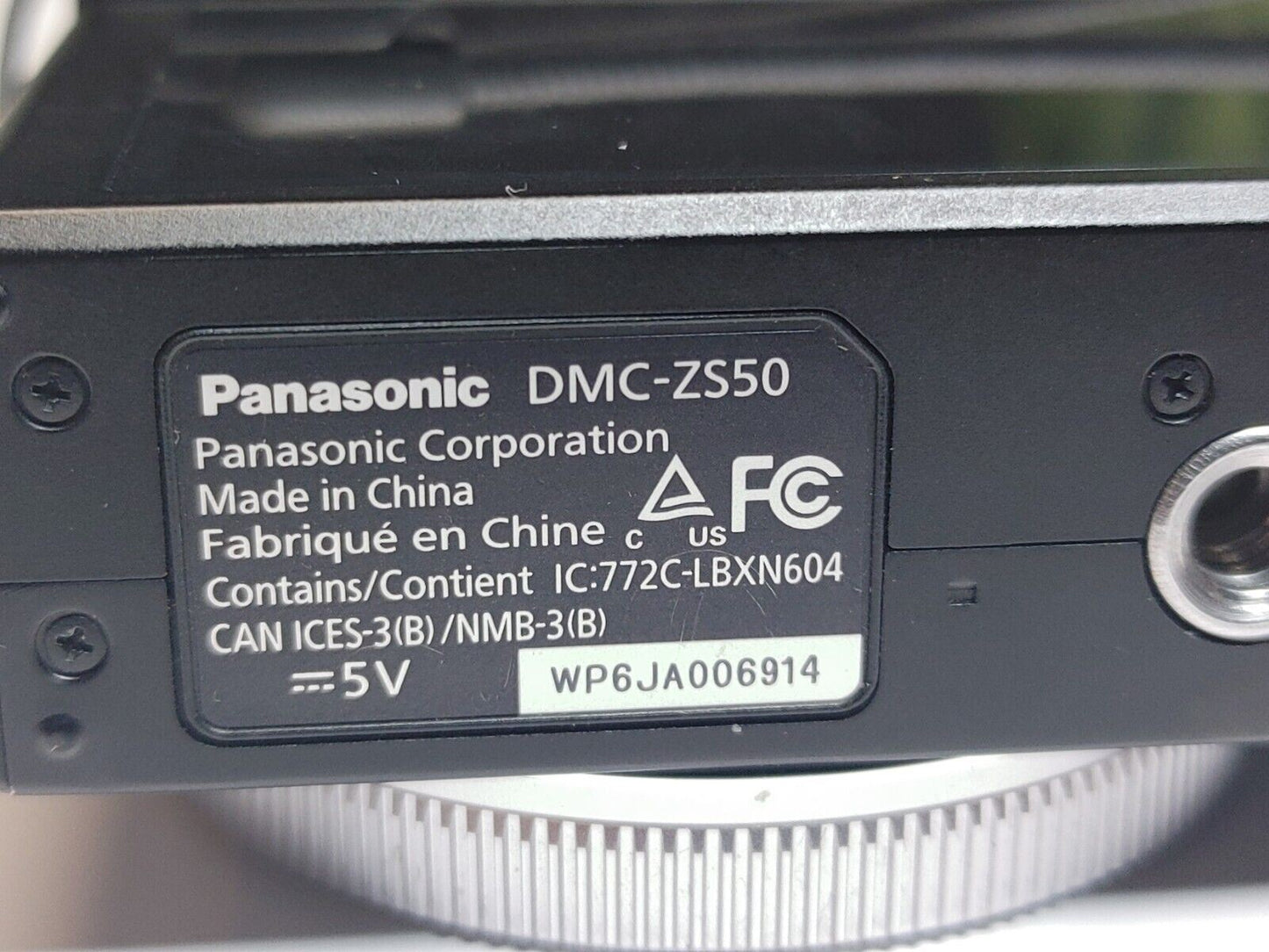 Panasonic Lumix DMC-ZS50S 12.1 MP Digital Camera - Silver w/ Battery & Charger