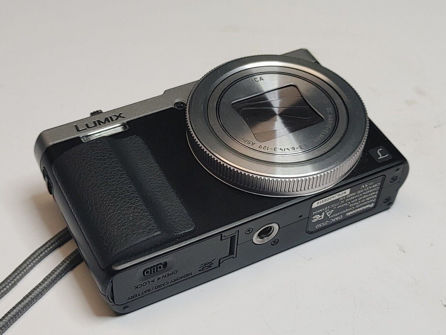 Panasonic Lumix DMC-ZS50S 12.1 MP Digital Camera - Silver w/ Battery & Charger