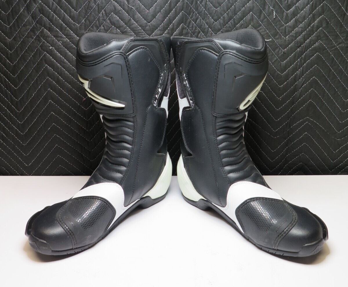 Alpinestars SMX S Men's Boots White/Black US Size 9.5 Euro 44 - Hardly worn