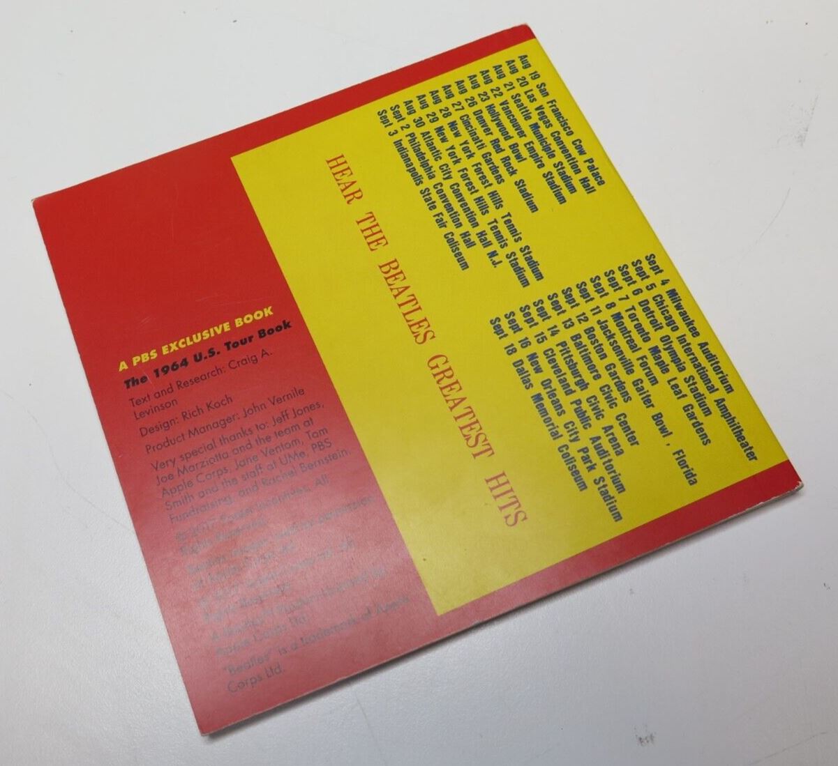 PBS Exclusive: The Beatles- The 1964 U.S. Tour Book, by Craig A. Levinson, ©2017