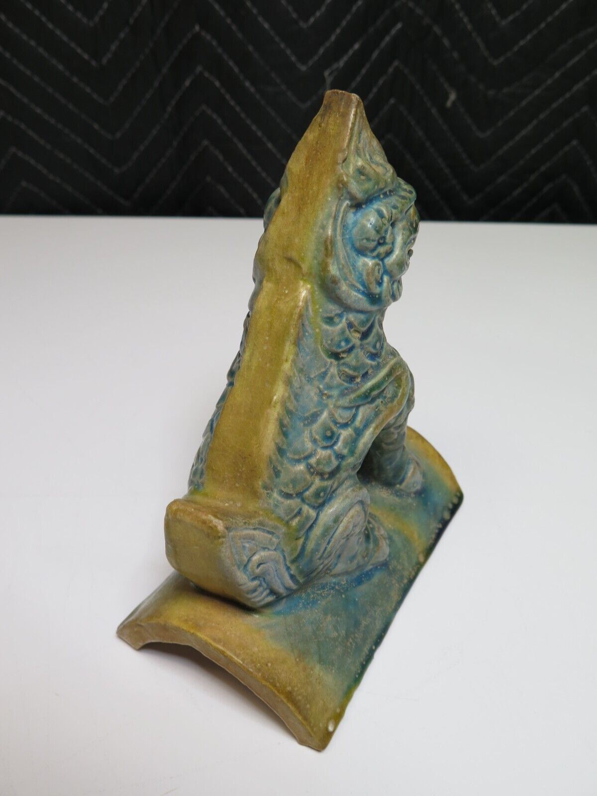 Antique / Vintage Chinese Foo Dog roof tile