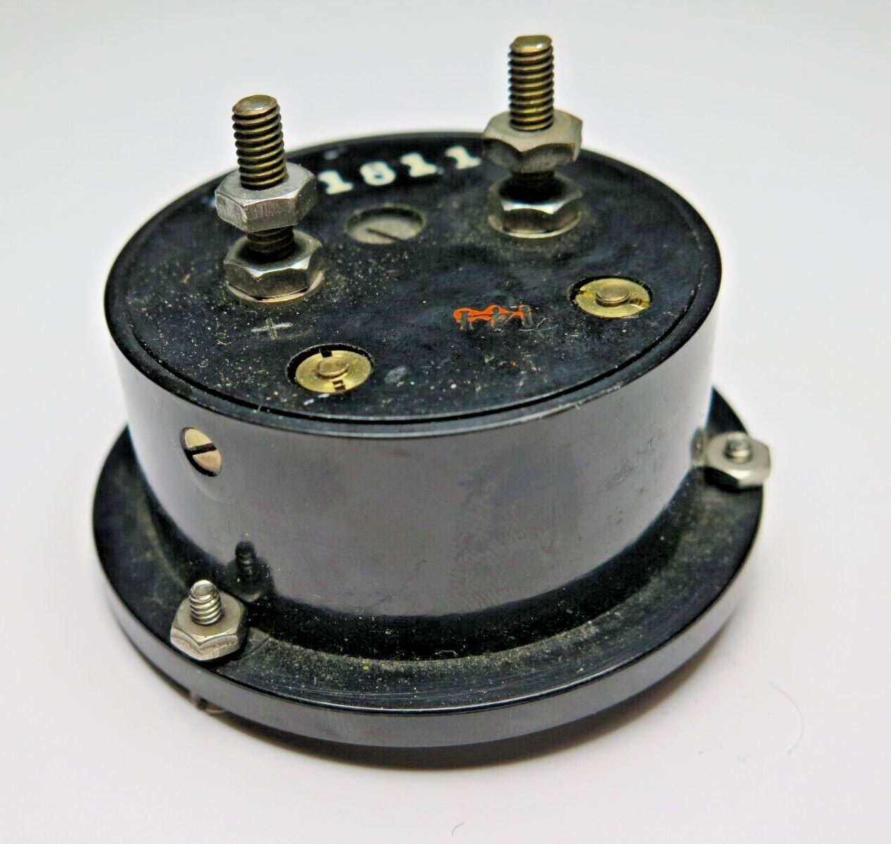 VINTAGE STEAMPUNK PANEL METER - TRIPLETT 0-100 DC VOLTS