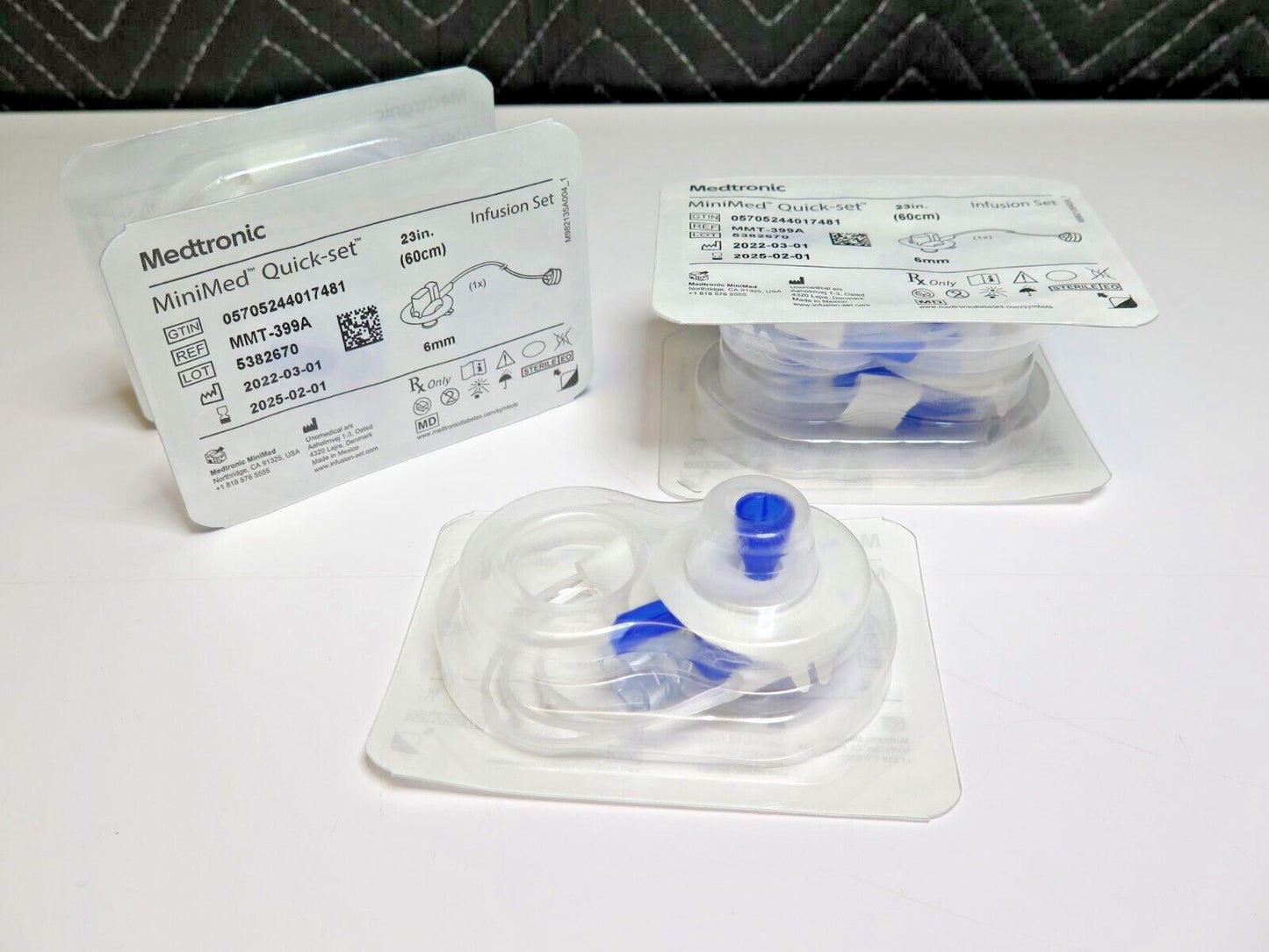 5x Boxes - Minimed Quickset MMT-397 - 5 Pcs - Exp 2025-02-01