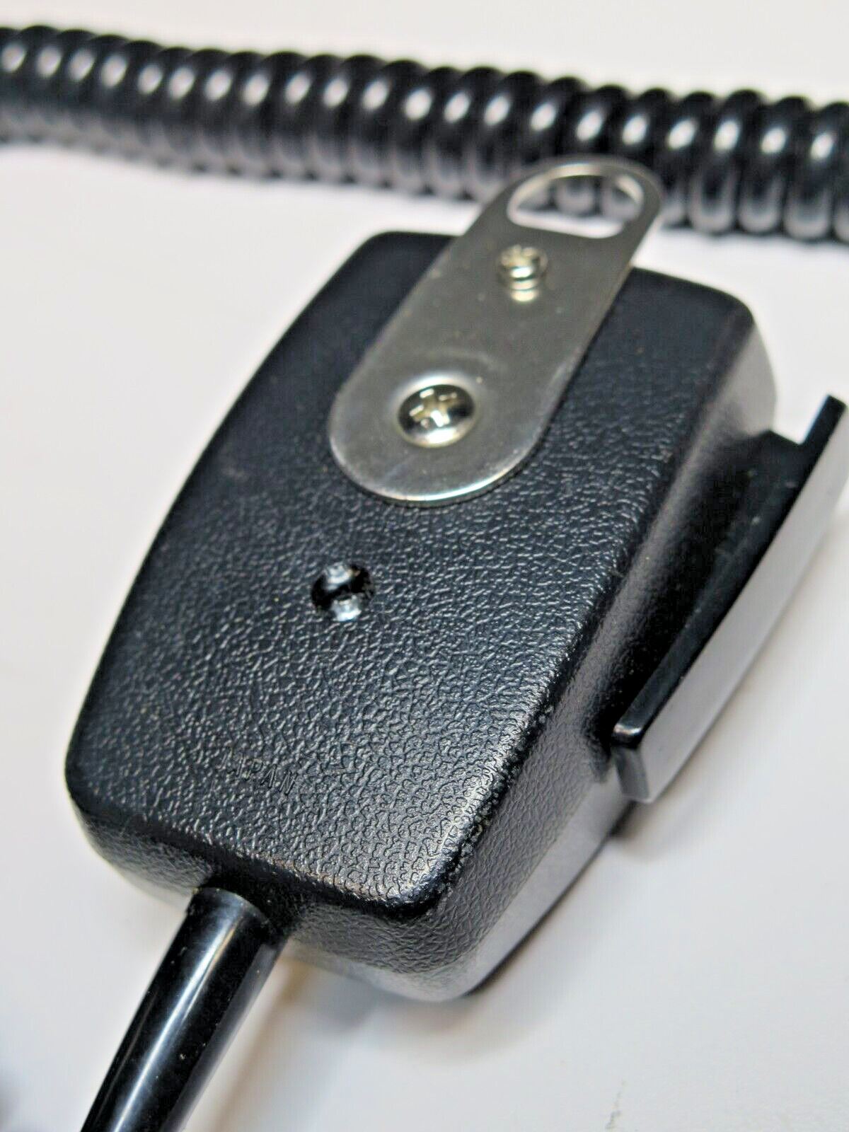 ICOM HM-4 Microphone w/ Coil Cable & 7 Pin Male Round Connector