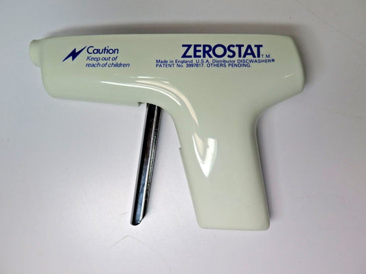 Vintage Zerostat Discwasher Vinyl Record Album Anti Static White Gun England