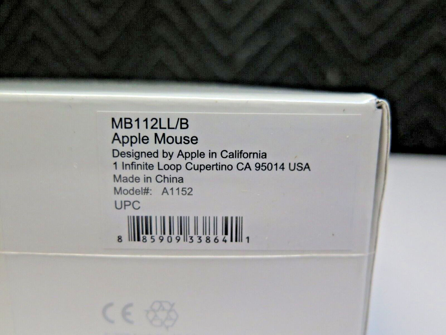 Apple A1152 USB Wired Mighty Mouse (MB112LL/A) BRAND NEW SEALED