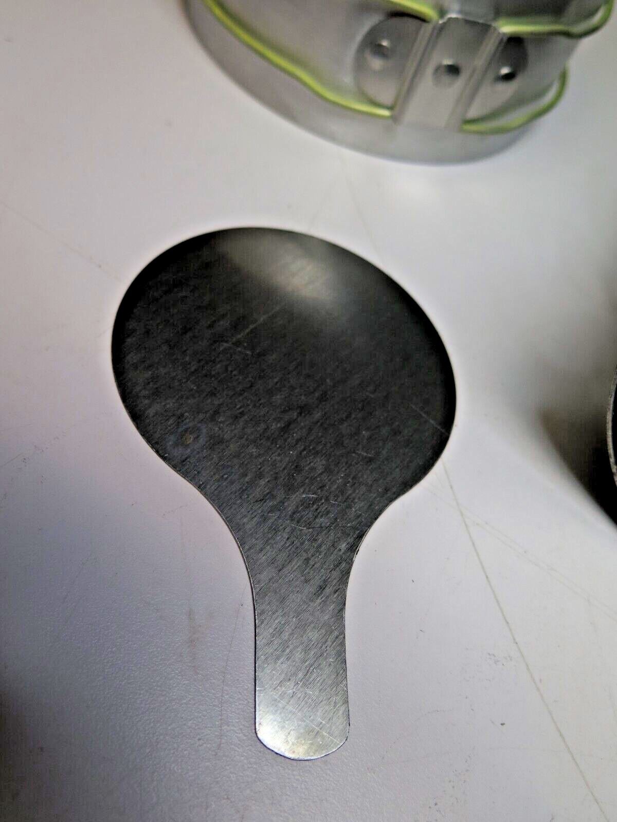 Unused Vulcan Safety Chef Single Burner Camp Stove Camp Pans Backpacking Vintage