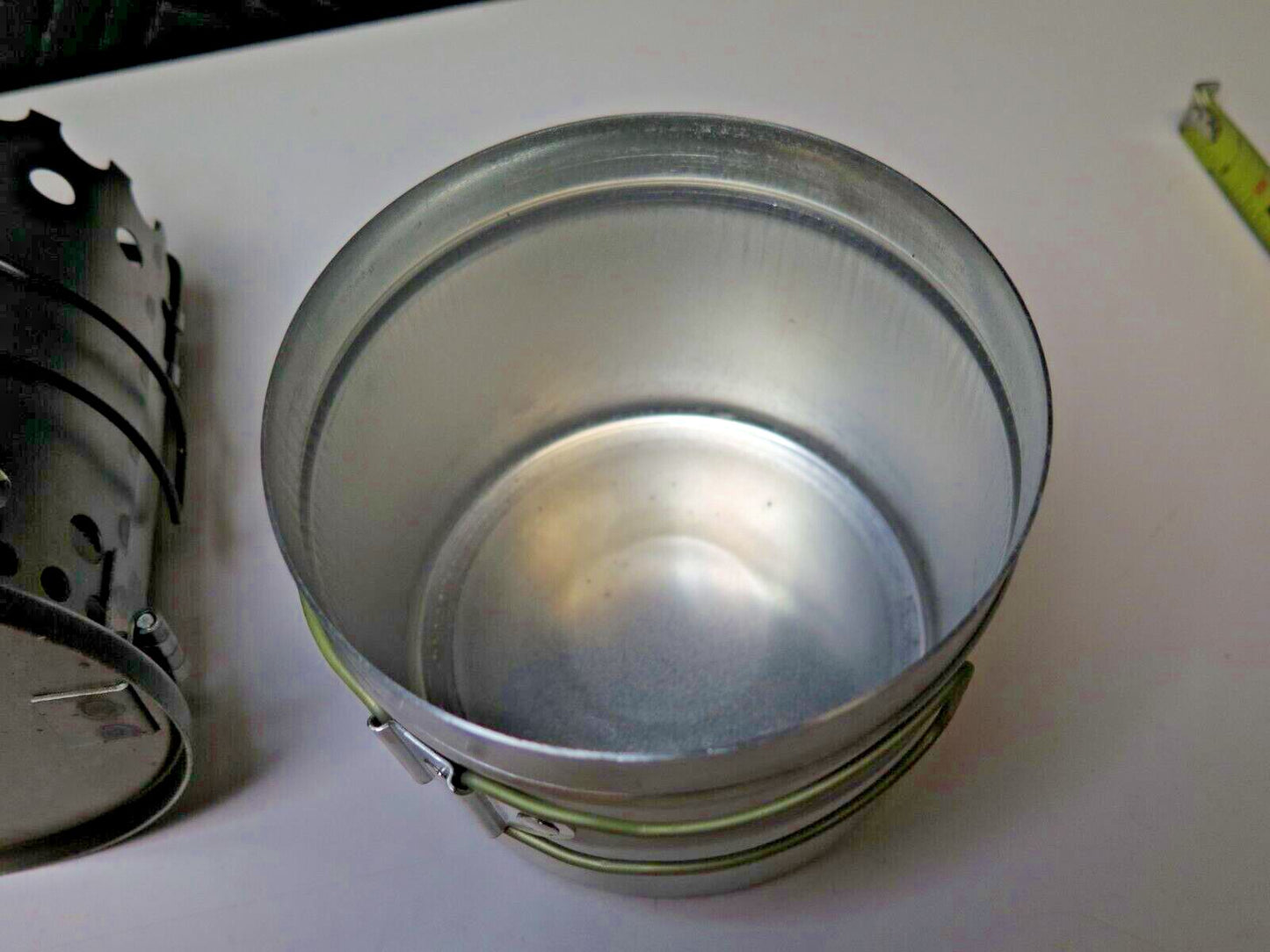 Unused Vulcan Safety Chef Single Burner Camp Stove Camp Pans Backpacking Vintage