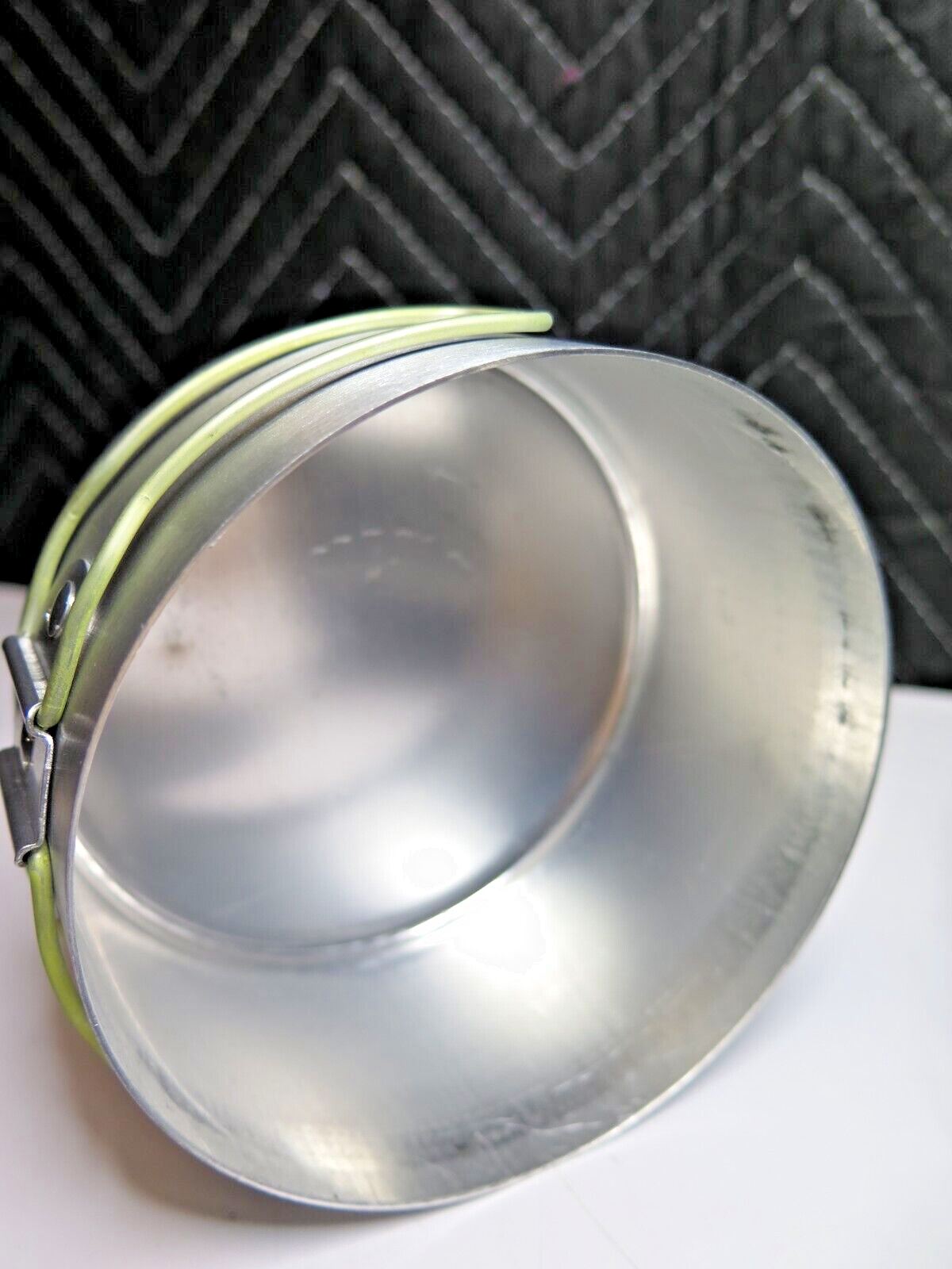 Unused Vulcan Safety Chef Single Burner Camp Stove Camp Pans Backpacking Vintage