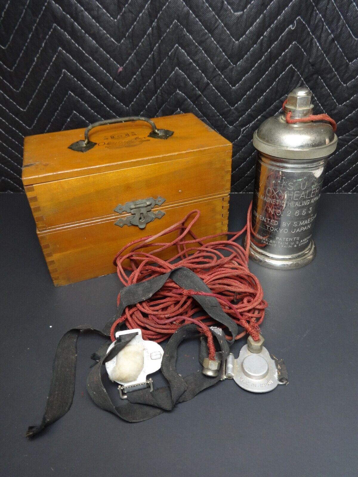 Quack Medicine Oxyhealer Magnetic Healing Apparatus - Antique Quackery