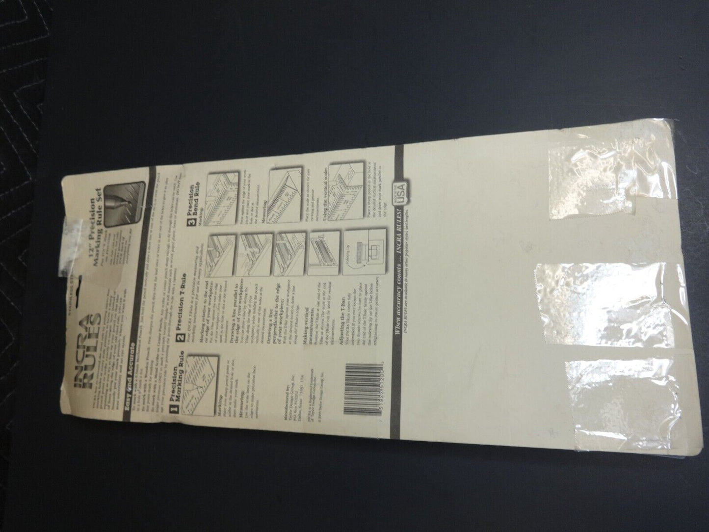 Incra IRSET12 12" Marking Rule Set