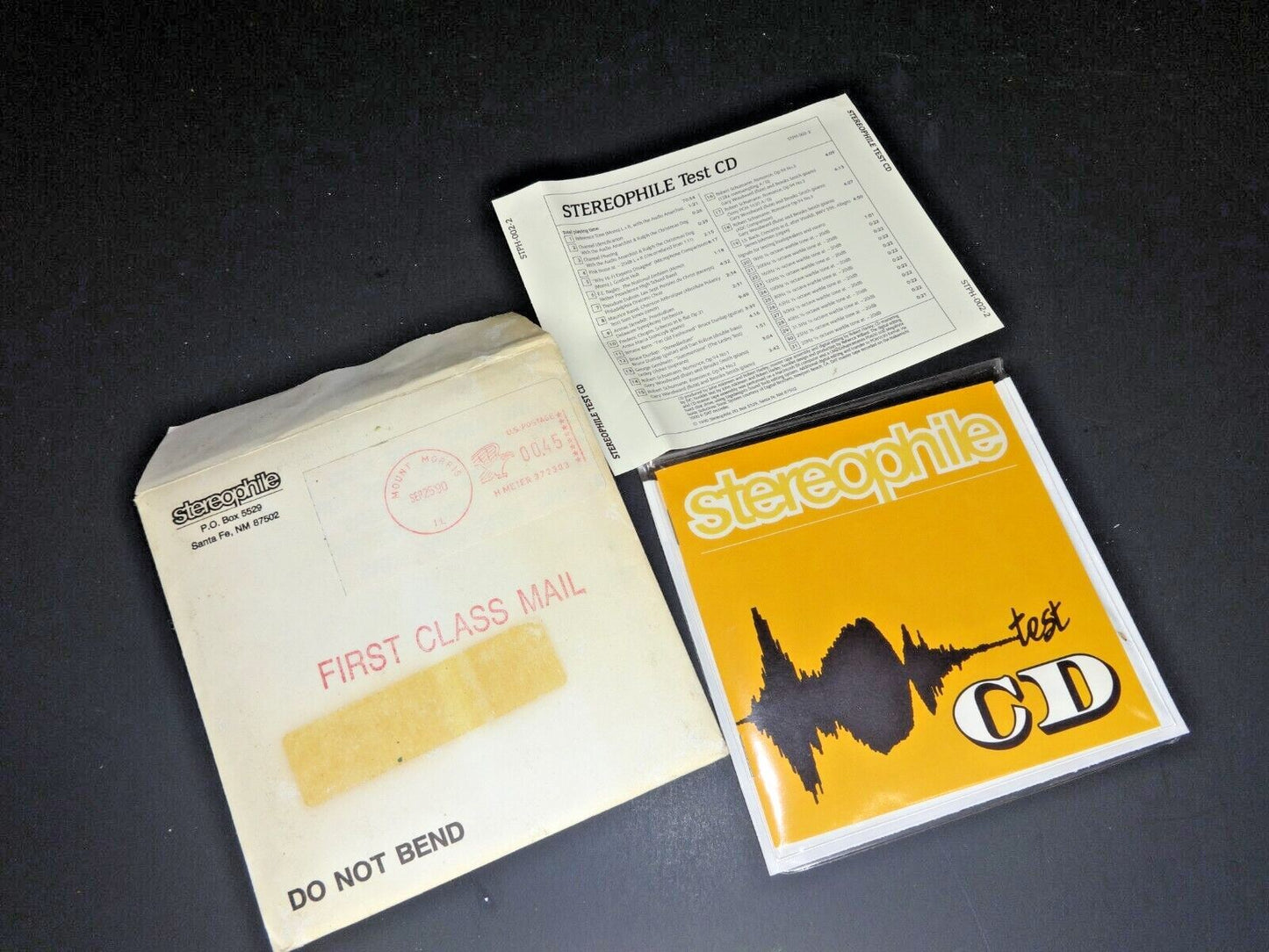 Vintage STEREOPHILE - Test CD STPH-002-2 (CD, 1990, Stereophile)